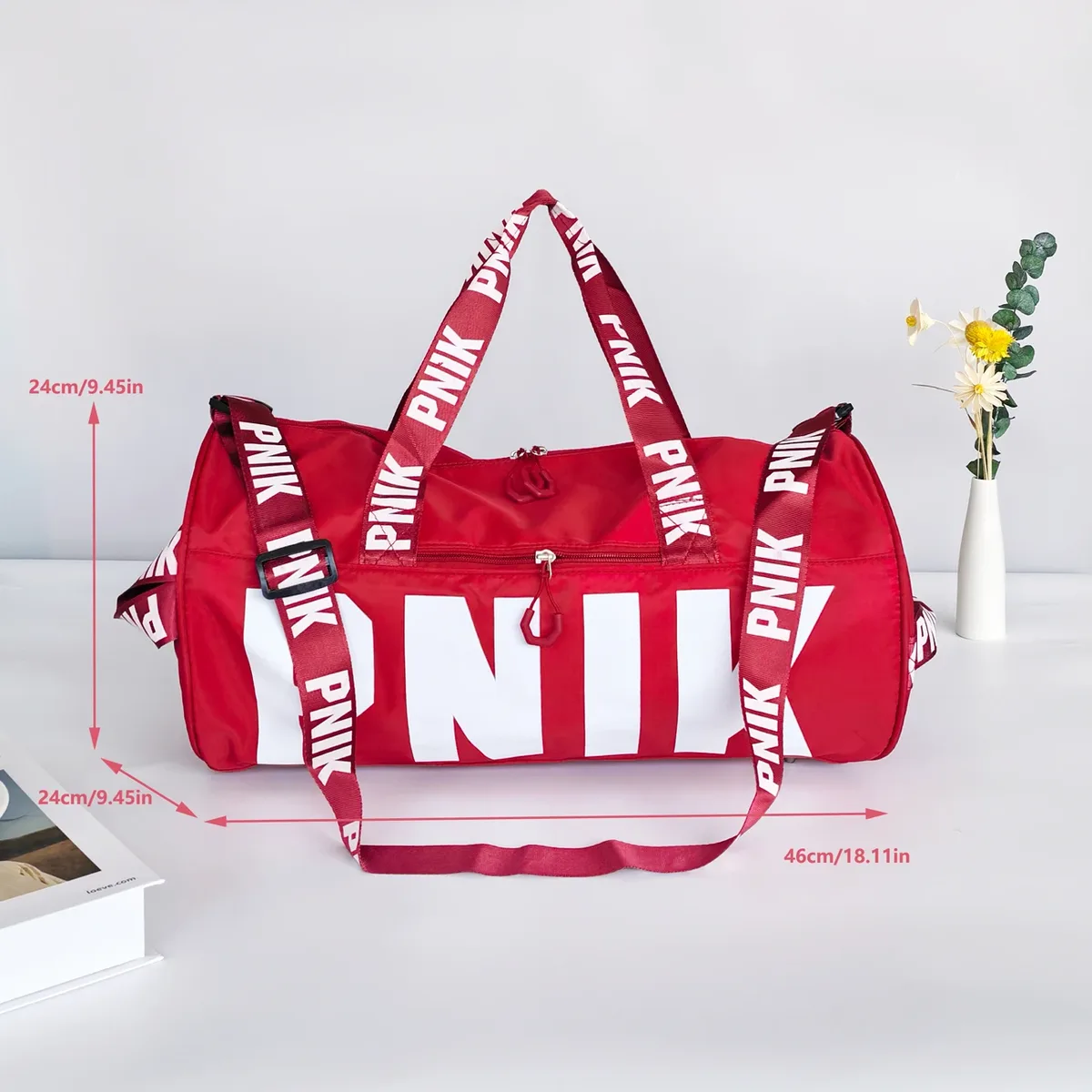 nouveau sac de voyage, sac de sport, sac de fitness pour hommes et femmes, sac à bandoulière portable imprimé, sac à bandoulière, rangement de grande capacité