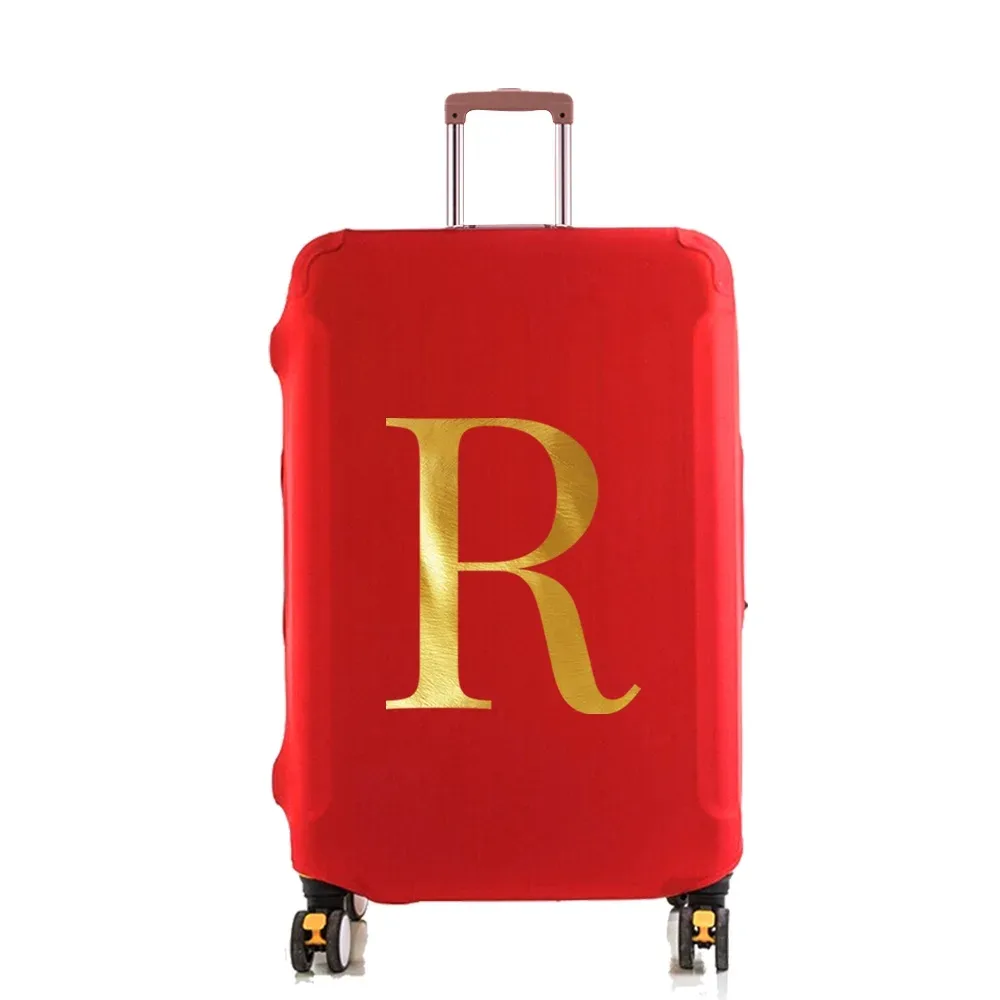 housse de protection élastique pour valise, housse anti-poussière tendance pour bagages à roulettes de 18 à 28 pouces, avec impression de nom, accessoires de voyage