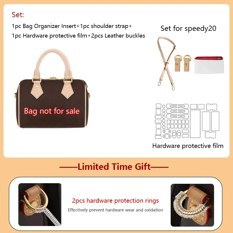 sac organisateur insérer pour lv speedy20 sac léger organisateur insérer stockage dupont papier sac support sac accessoires