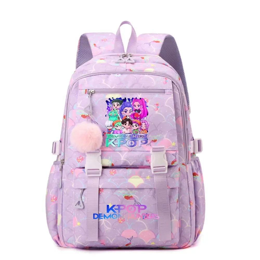 sacs à dos kpop demon hunters, sacs d'école légers pour ordinateur portable, sacs d'école pour adolescentes, sacs d'école pour femmes, filles et enfants
