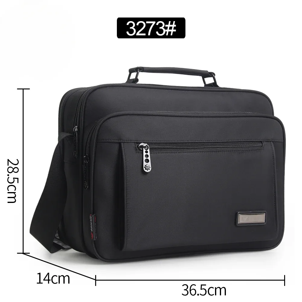 sac à bandoulière pour hommes, sacoche de messager, petite mallette d'affaires, grande capacité, multifonction, mode décontractée, étanche