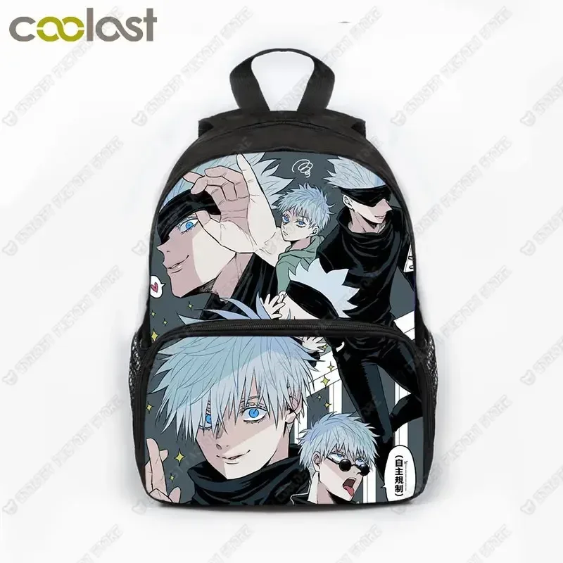 sac à dos de 13 pouces pour enfants, cool gojo satoru, yuji itadori, papeterie scolaire pour garçons
