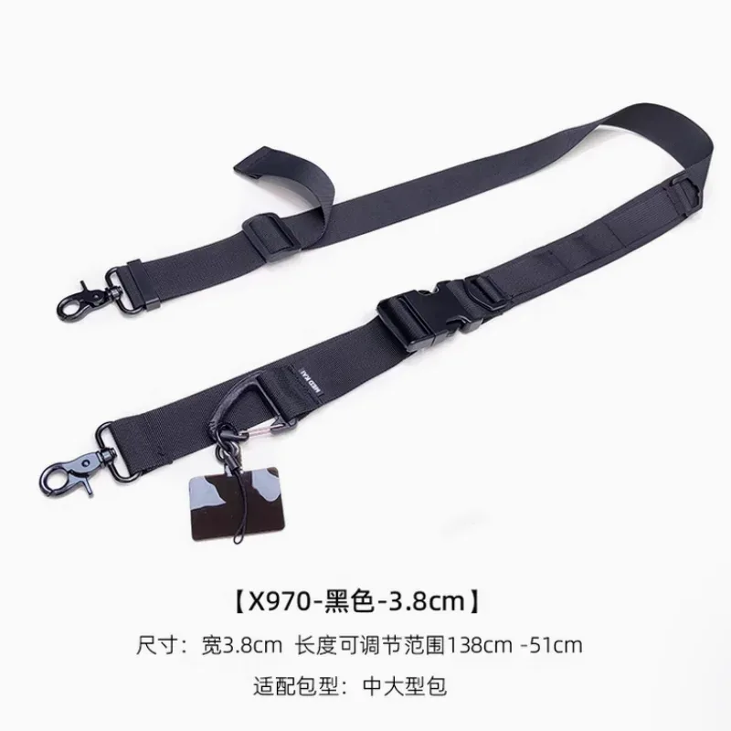 sangle de sac bandoulière tactique à dégagement rapide et réglable pour homme, style techwear, accessoires de sac pour sport et plein air