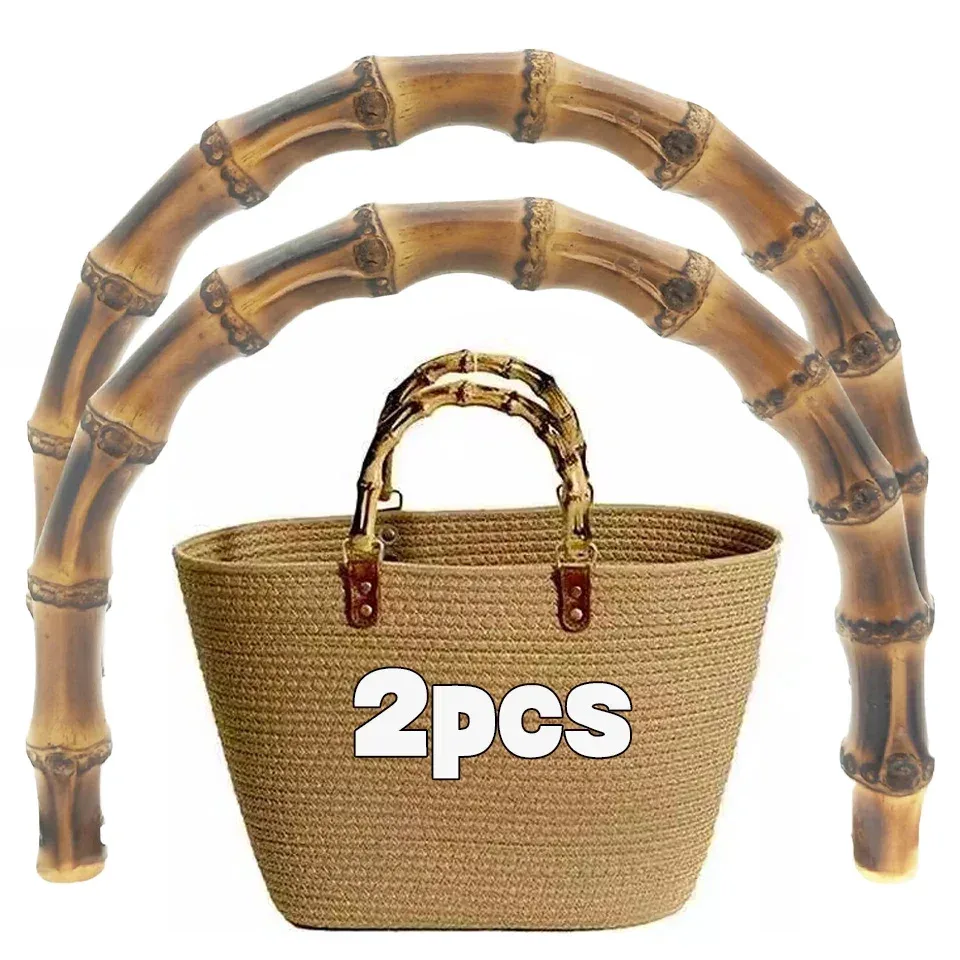 bricolage avec boucle sac accessoires boîte-cadeau poignée bambou sac à main poignées sac à main bande poignée sac à bandoulière sangle bambou sac poignées