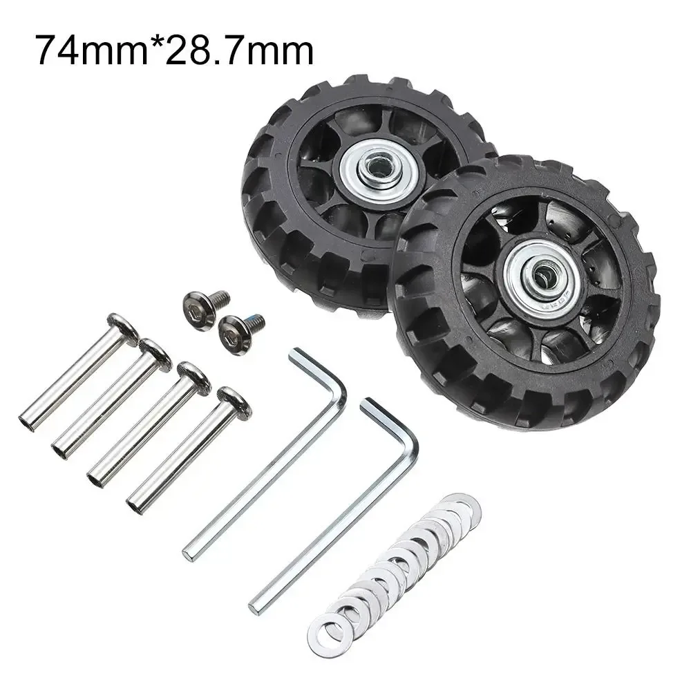 kit de réparation de roulettes de valise avec roues directionnelles, roues de remplacement à visser et axes pour bagages