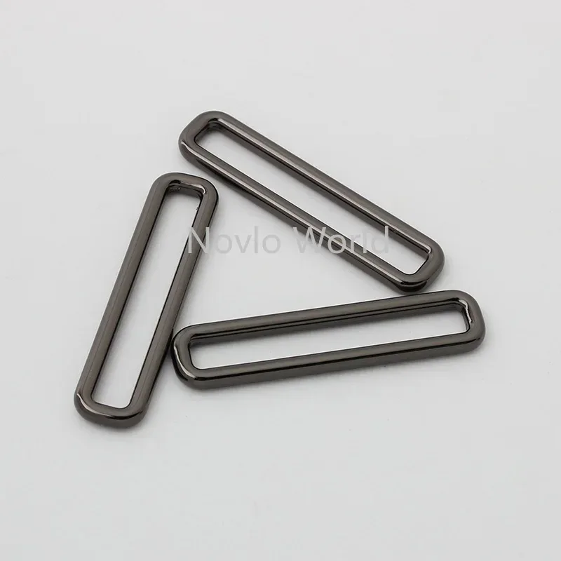 boucle carrée longue en alliage moulé sous pression, ligne 3.0mm, 12x38mm, 12x45mm, pour valise de styliste, connecteur de bagages, nouvelle collection 2021, 10-50 pièces