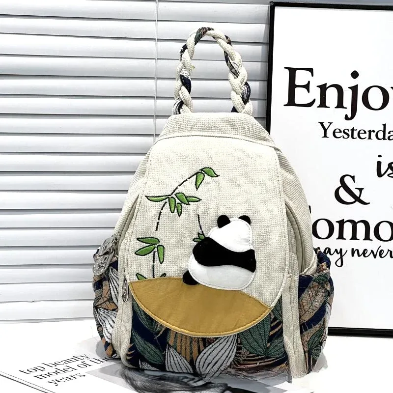 sac à dos de voyage motif aliments 3d pour femmes, sac à dos en lin de haute qualité, sac à dos de luxe pour filles, joli style, mode féminine