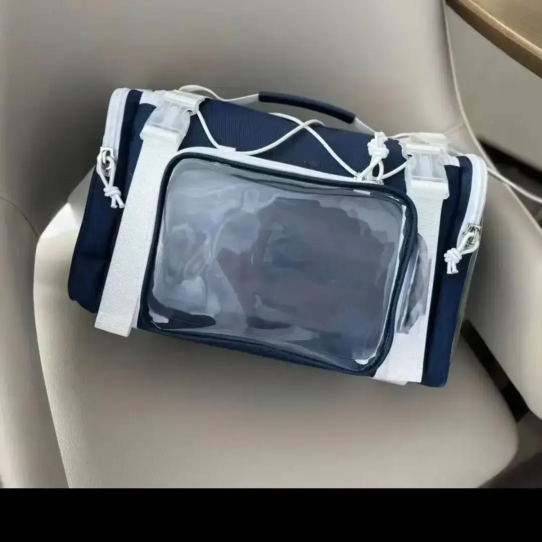 nouveau sac à bandoulière y2k ita grande capacité, sac de sport transparent pour filles, sac messager mignon, sacs à main de banlieue diy