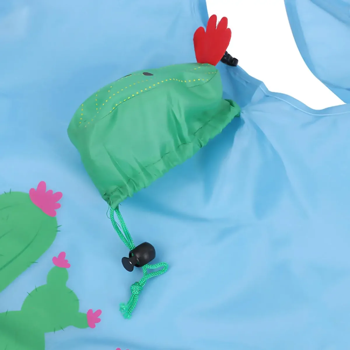 1pc nouveaux animaux utile polyester pliable écologique réutilisable sacs à provisions dessin animé eco sac fourre-tout portable voyage sac à bandoulière