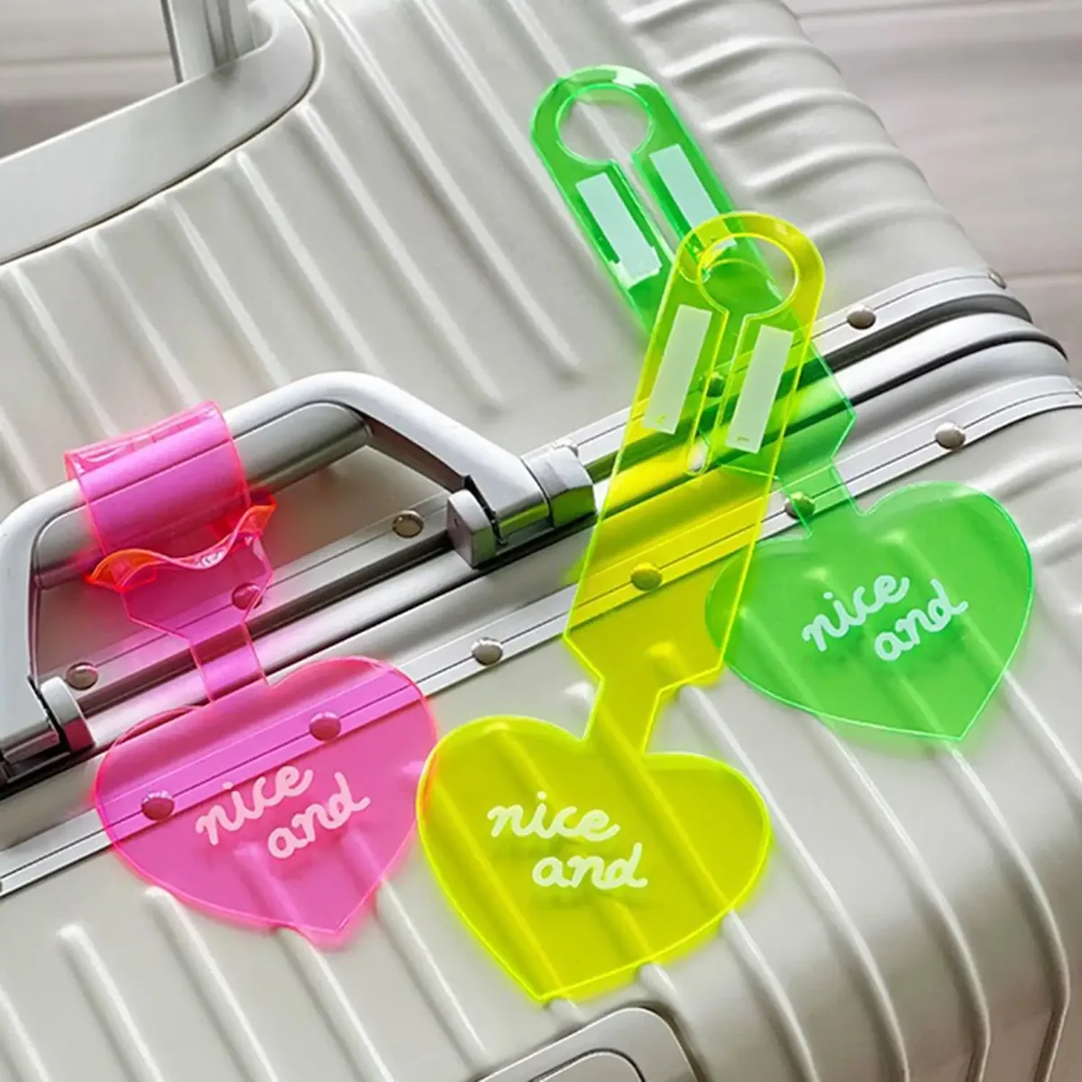 étiquette de bagage structurels ente portable, étiquette de valise en pvc anti-perte, étiquette de bagage colorée de voyage