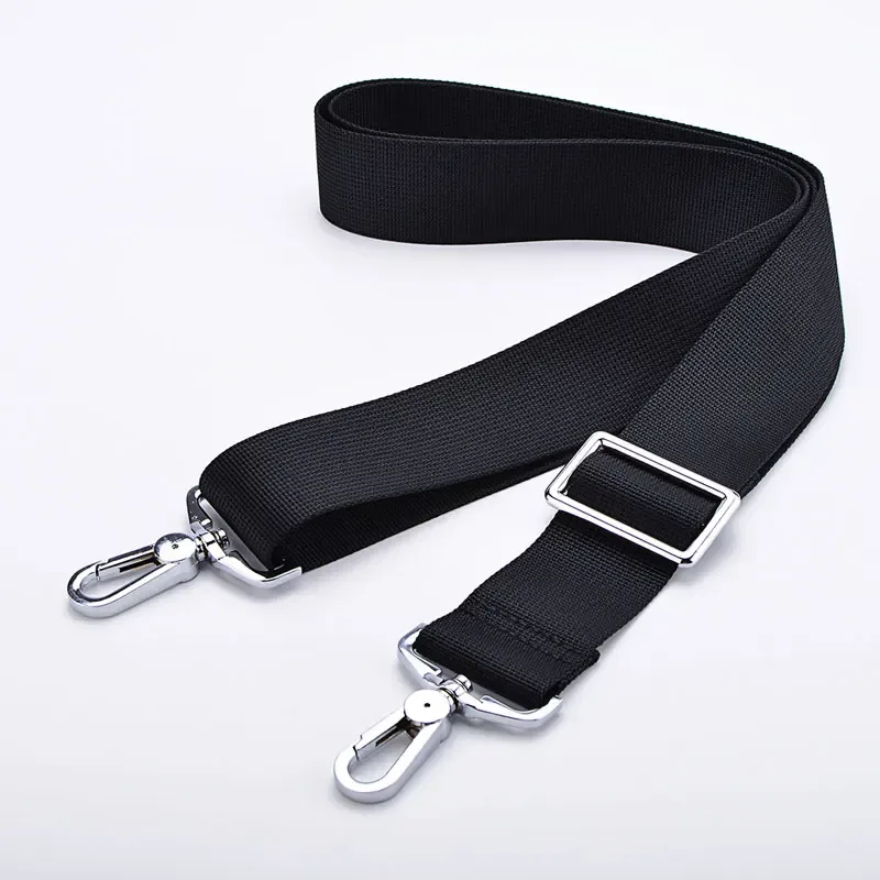sangle de sac d'ordinateur de 3.8cm de large, en nylon pour sac à main pour hommes, porte-documents, sac à bandoulière, ceintures d'épaule, longues bandes réglables, sac à dos
