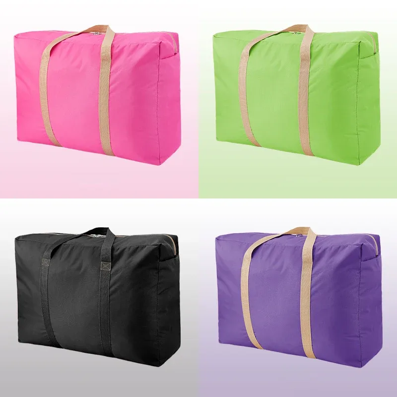 sacs de rangement de vêtements de voyage portables épais, sac à bagages de styliste étanche à fermeture éclair, sac à main pour maison mobile, paquet résistant à l'humidité
