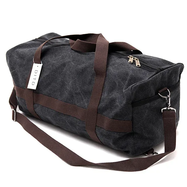 sac de voyage en toile résistant à l'usure pour hommes et femmes, grande capacité, bagage à main, sac de voyage, sacs de week-end, sac à bandoulière reistas