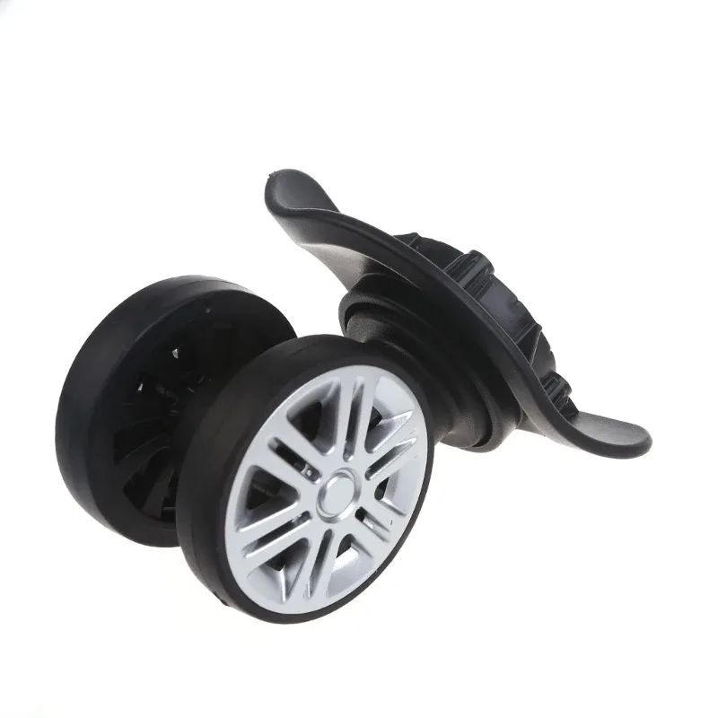 roues de remplacement universelles pour valise de voyage, double nucleosilencieux avec roulettes durables, pièce de réparation, a02, 1 paire