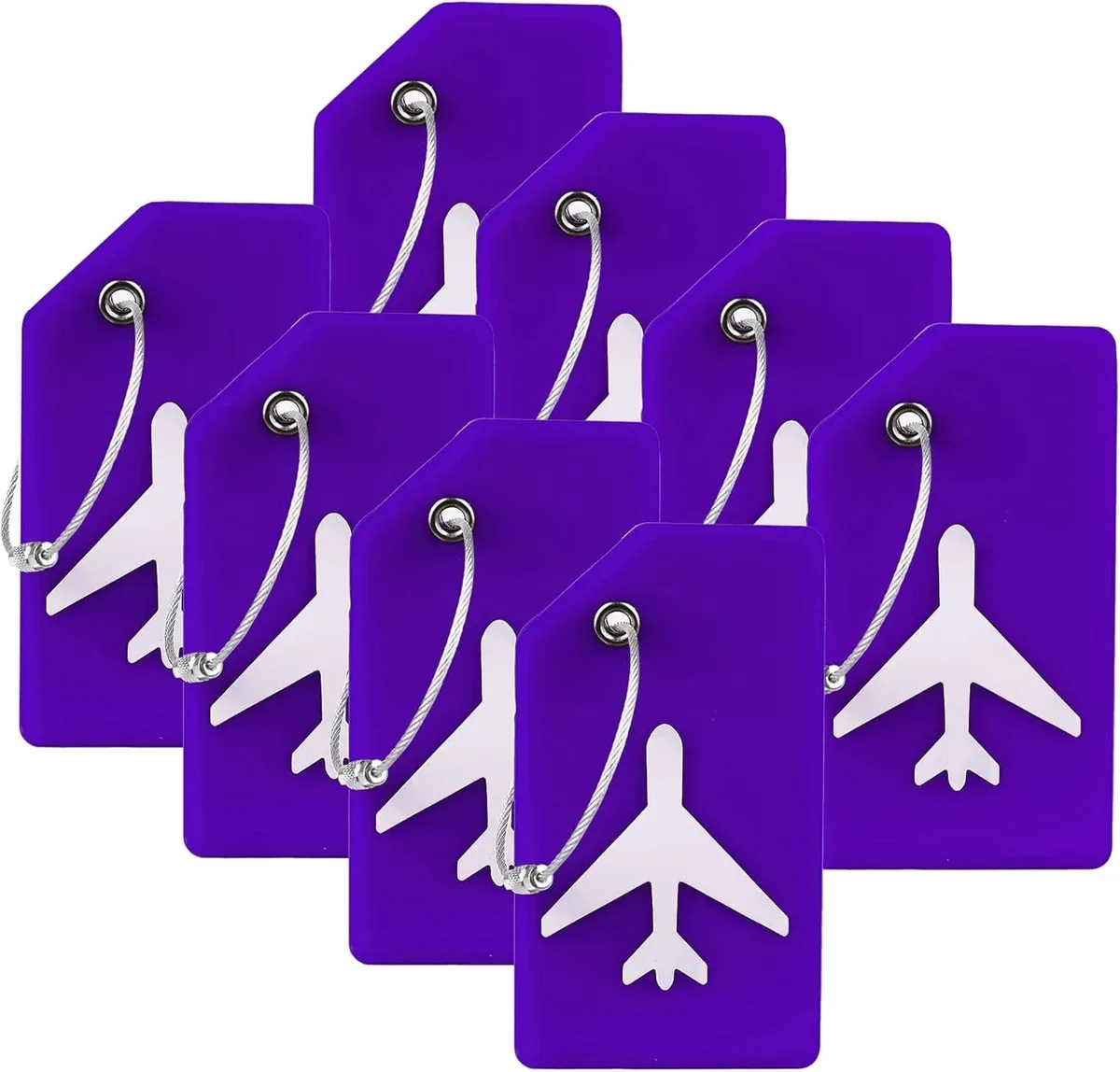 étiquette bagage silicone motif avion blanc fond noir couleur multiple reconnaissance facile information personnelle protection usage voyage