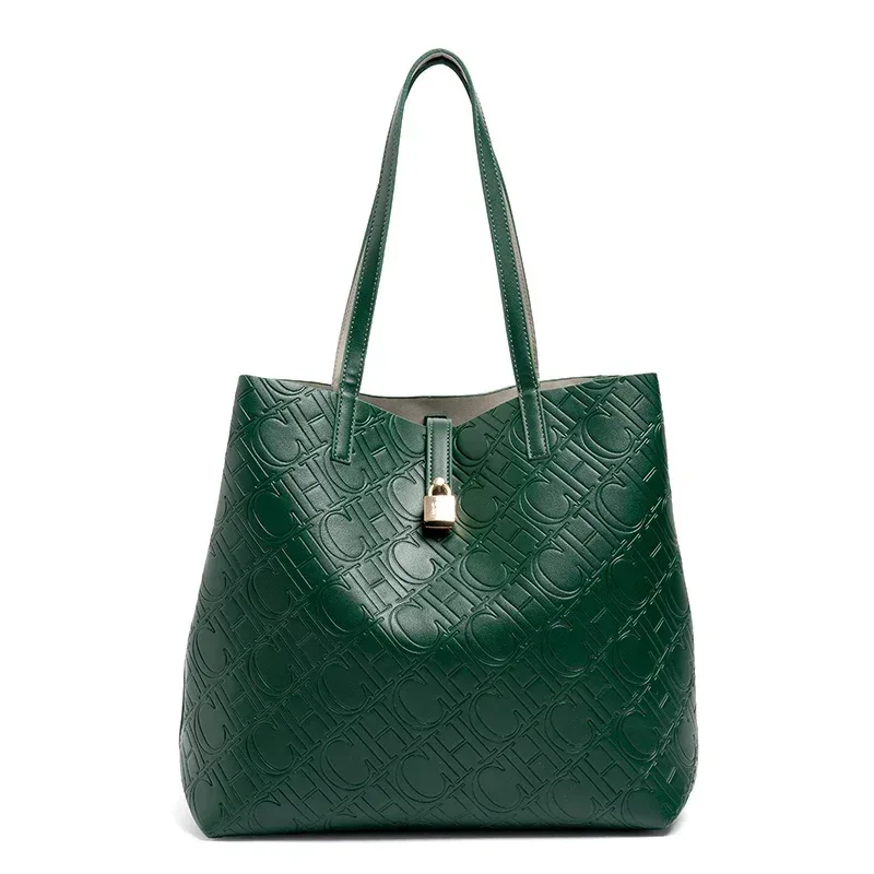 sac à main de luxe ch pour femmes, grande capacité, sac à bandoulière élégant pour le travail, sac à bandoulière doré pour le shopping