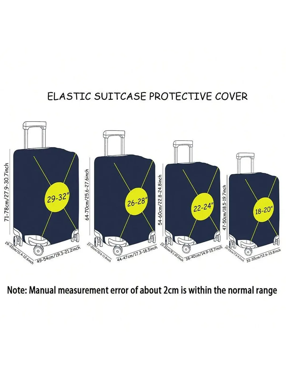 housse de protection pour bagages à motif de fleurs papillon, adaptée aux housses de bagages de 18 à 32 pouces, gants pour poignée de bagage, accessoires de voyage