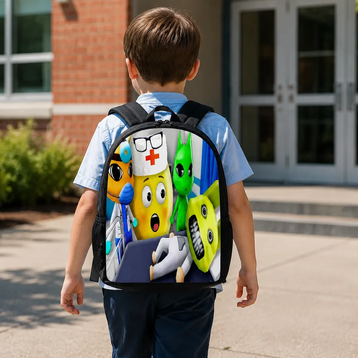 sac à dos d'hôpital vétérinaire pour enfants garçons filles, grande capacité, léger et imperméable pour les élèves du primaire et du collège ﻿