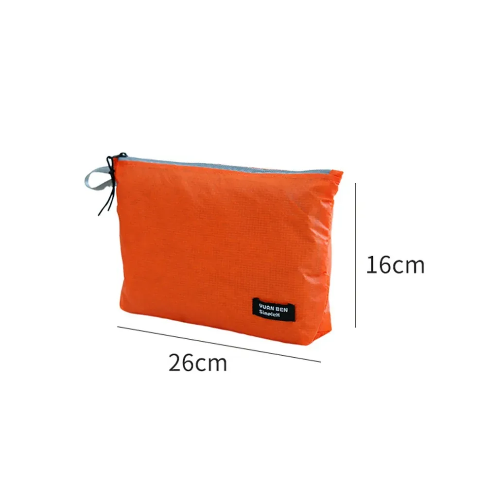 sac de rangement pour bagages recouvert de silicone, sac de rangement de voyage multifonctionnel ultra léger, sac de rangement de voyage haute capacité jaune orange