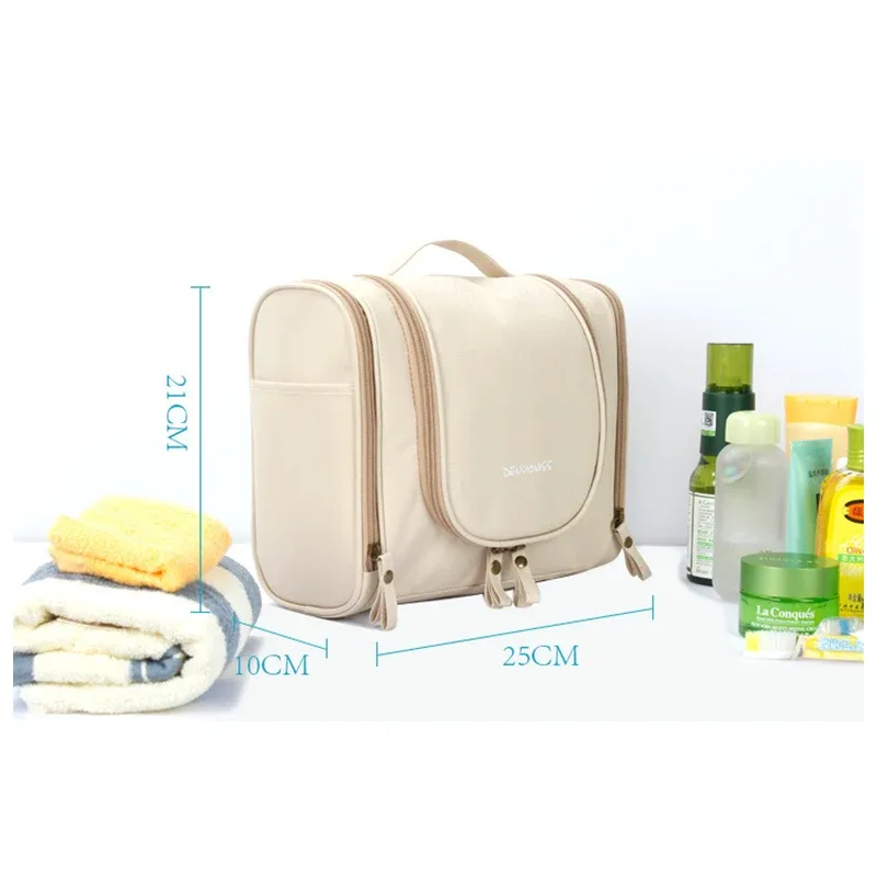 denuoniss – sac à cosmétiques pour femmes, sac de voyage de bonne qualité, organisateur de cosmétiques, sac de maquillage portable à fermeture éclair, sac de cosmétiques de stylistes