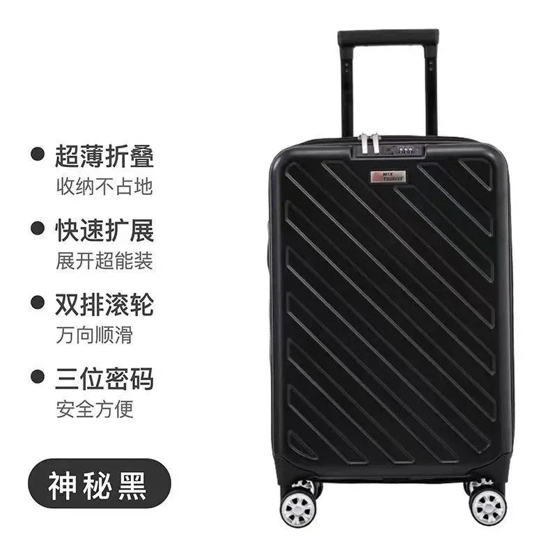 valise pliable de 20 pouces, valise à roulettes, valise trolley de 24/28 pouces, bagage de voyage à emporter en cabine, exportation vers le japon