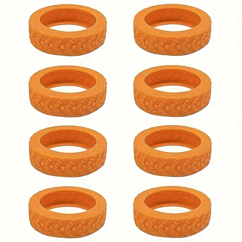 ensemble de protection de roues de bagages amélioré et épaissi, 8 pièces, kit de réparation de roues, kit de silencieux pour roues de bagages de remorque