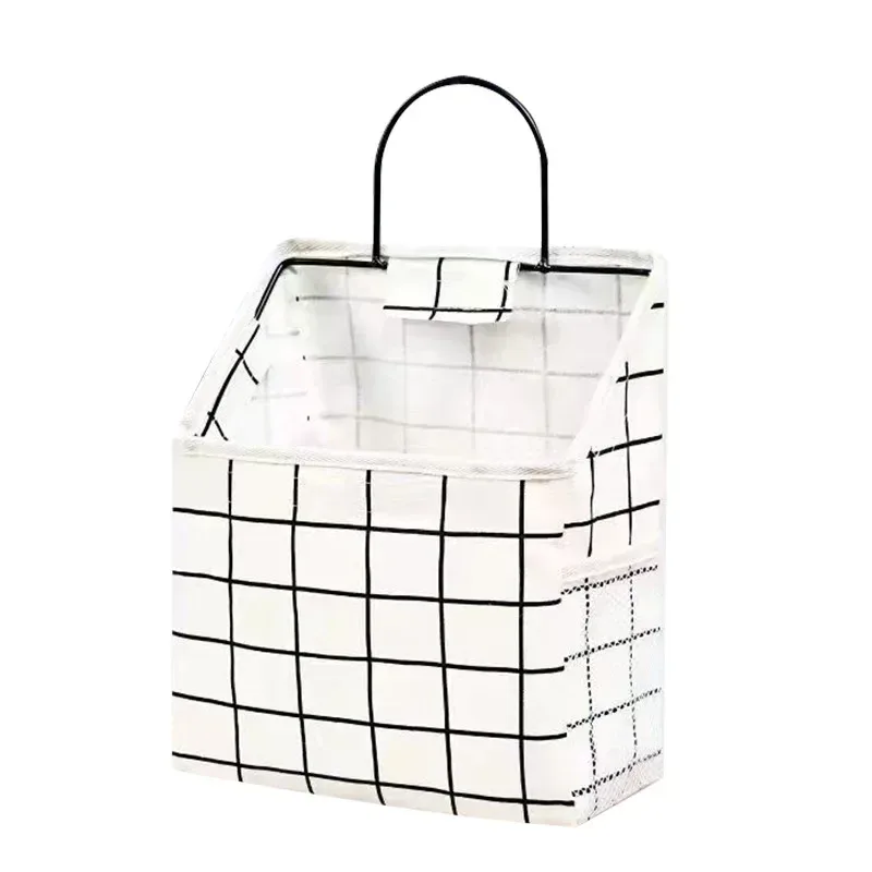 support mural en tissu à poche unique pour rangement, organisateur de salle de bain, solution de rangement suspendue pour chambre et dortoir