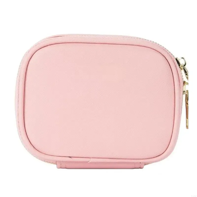 l74f mini trousse maquillage avec miroir led, 3 modes d'éclairage, petite trousse à cosmétiques rechargeable