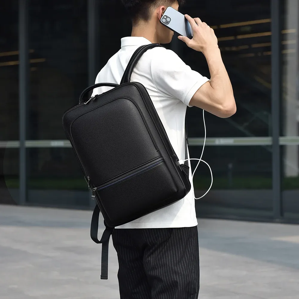 sac à dos pour hommes d'affaires, sac à dos de voyage et de transport exclusif à grande capacité, sac de loisirs et pour ordinateur de haute qualité