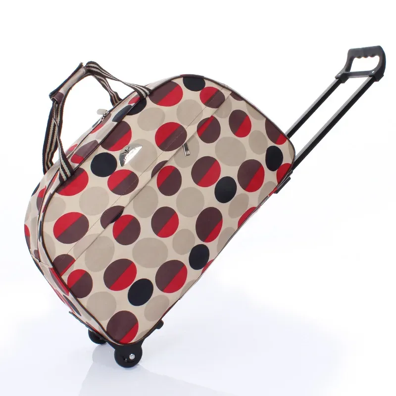 sacs à roulettes de voyage de grande capacité pour femmes et hommes, sac à roulettes oxford, valise à bagages roulante étanche, sac de voyage avec roulettes