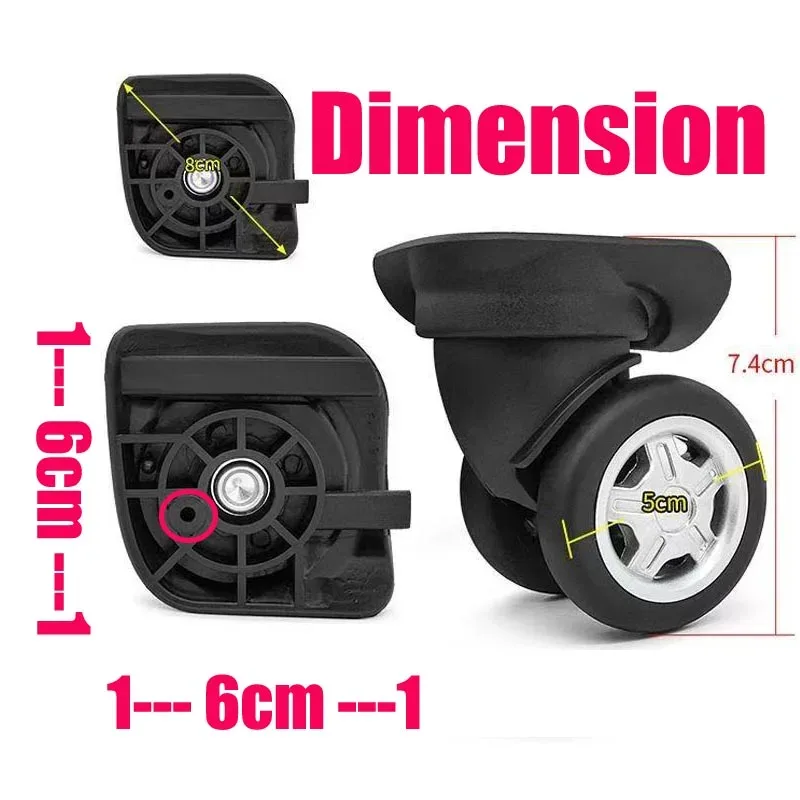 roue de rechange universelle hinmoto 9049 pour valise antler, accessoire de chariot à roulettes c-air whee