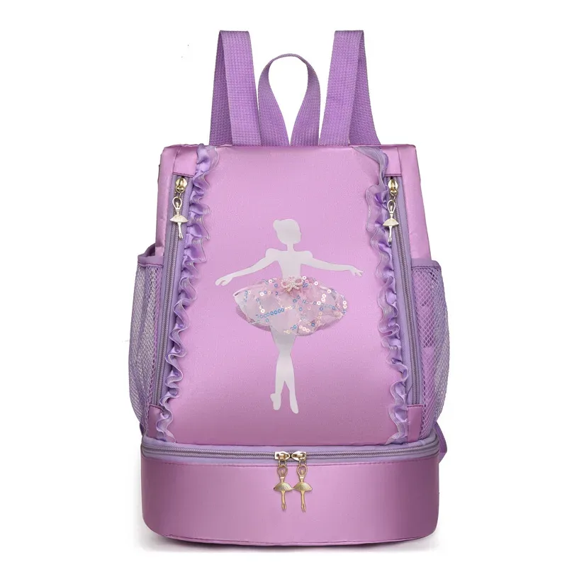 robe de danse mignonne personnalisée, sac à dos pour enfants, jupe en gaze personnalisée, sac à dos de ballet en dentelle pour fille, sac à dos pour étudiant
