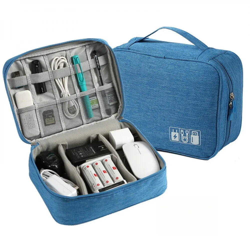 sac de rangement pour câbles, étanche, organiseur électronique numérique, sac de rangement portable pour câbles usb, chargeurs et prises, organiseur de câbles de voyage