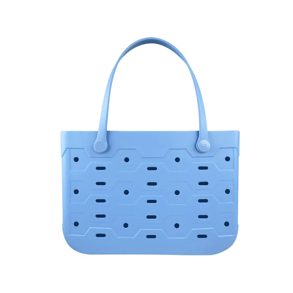 sac de plage en eva haute densité, imperméable, avec trous, style sac à main de voyage, organisateur de rangement multi-usages, grande taille pour usage quotidien