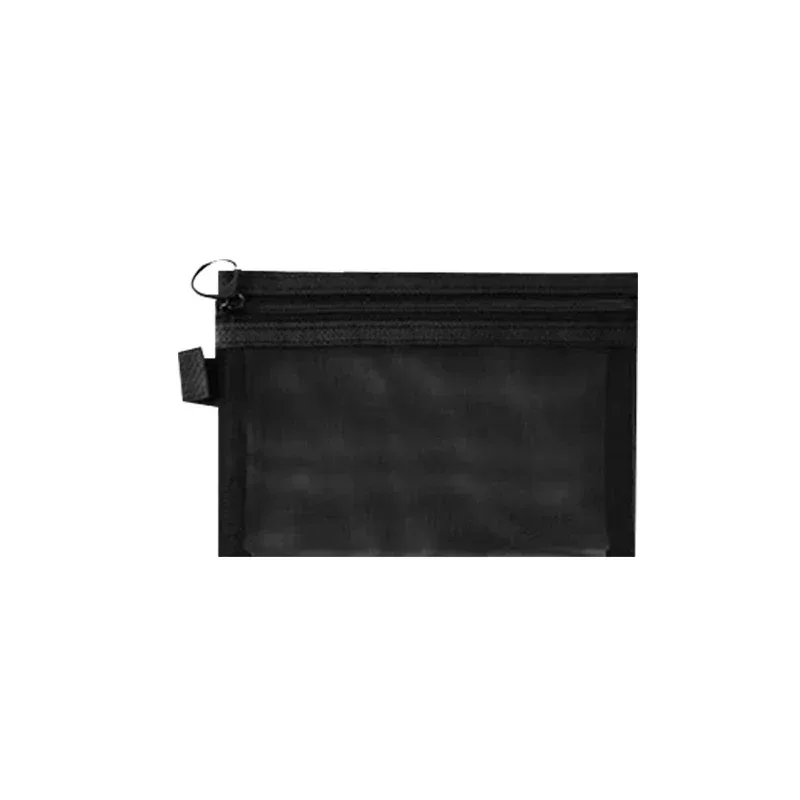 3 pièces sac cosmétique femmes maille sac de maquillage avec fermeture éclair organisateur rouge à lèvres brosse sacs transparents étudiant trousse de toilette sac