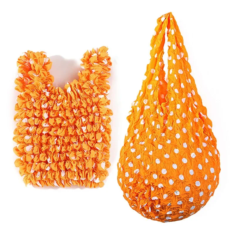 nouveau sac fourre-tout élastique réutilisable mini 1 pièce, grande capacité, sac à bandoulière portable, sac de rangement