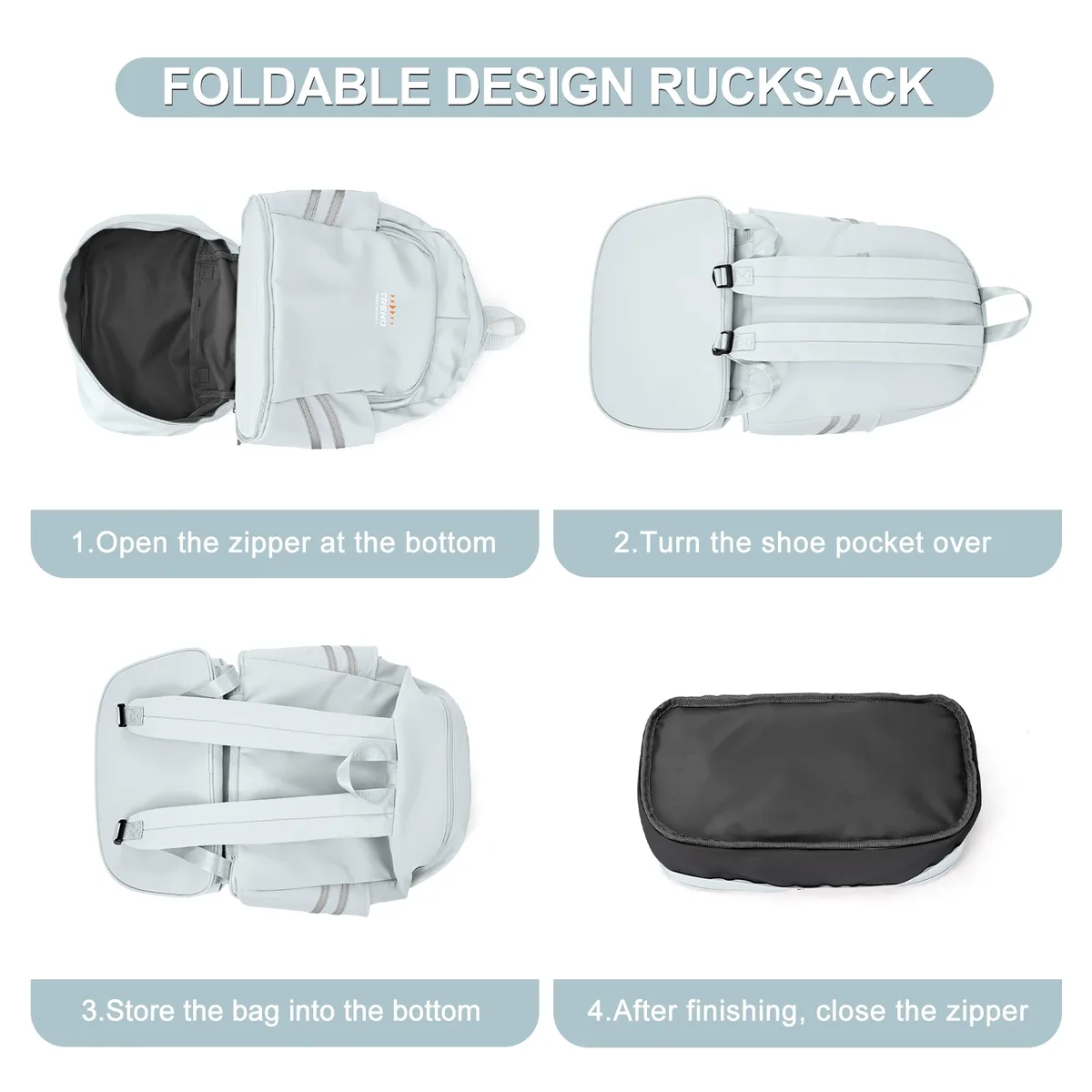 sac à dos de sport pour femmes avec compartiment à chaussures et poche humide, grand sac à dos de voyage léger, sac à dos de sport étanche