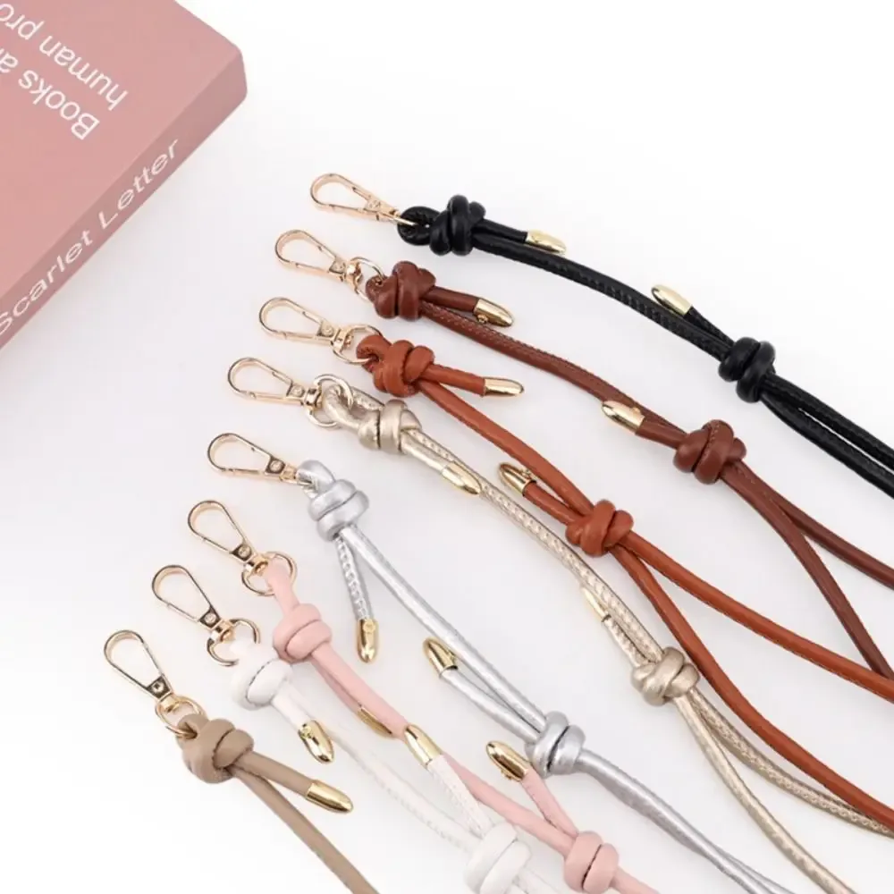 sangle de sac à bandoulière en cuir pu, longueur réglable, couleur unie, sangle de remplacement légère pour sac à main