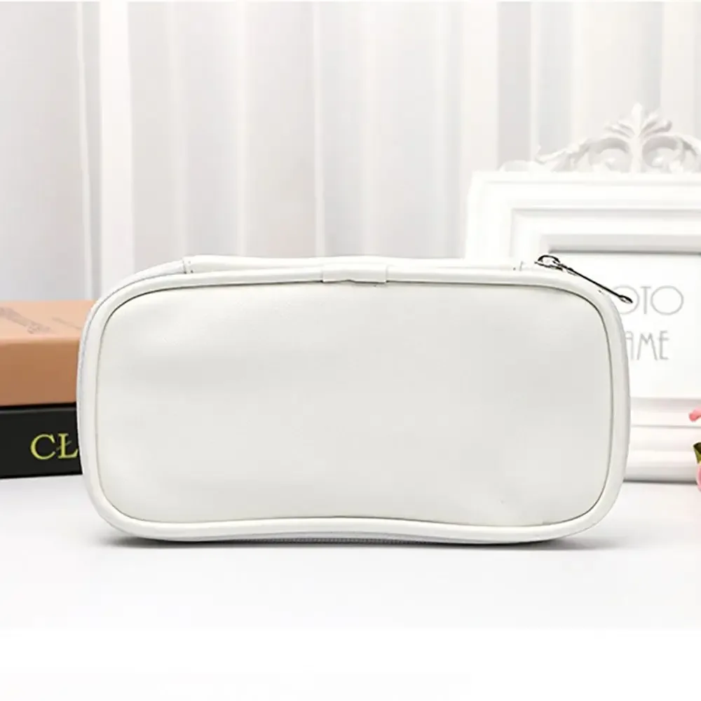 sac à pinceaux de maquillage en cuir pu durable, étui étanche à la poussière, sac cosmétique portable, évaluation de voyage