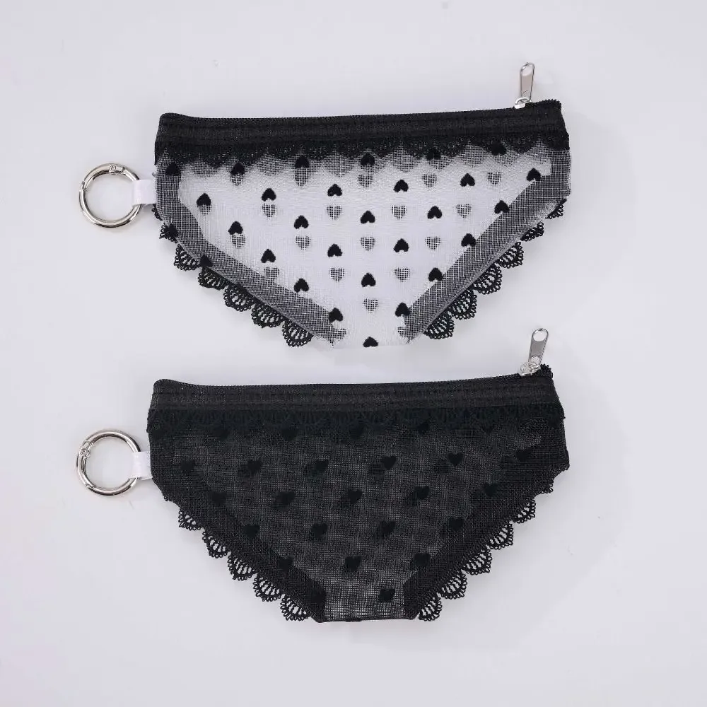 nouvelle trousse de toilette transparente en dentelle en forme de bikini, sac cosmétique en maille y2k, pochette de rangement pour maquillage, voyage et quotidien