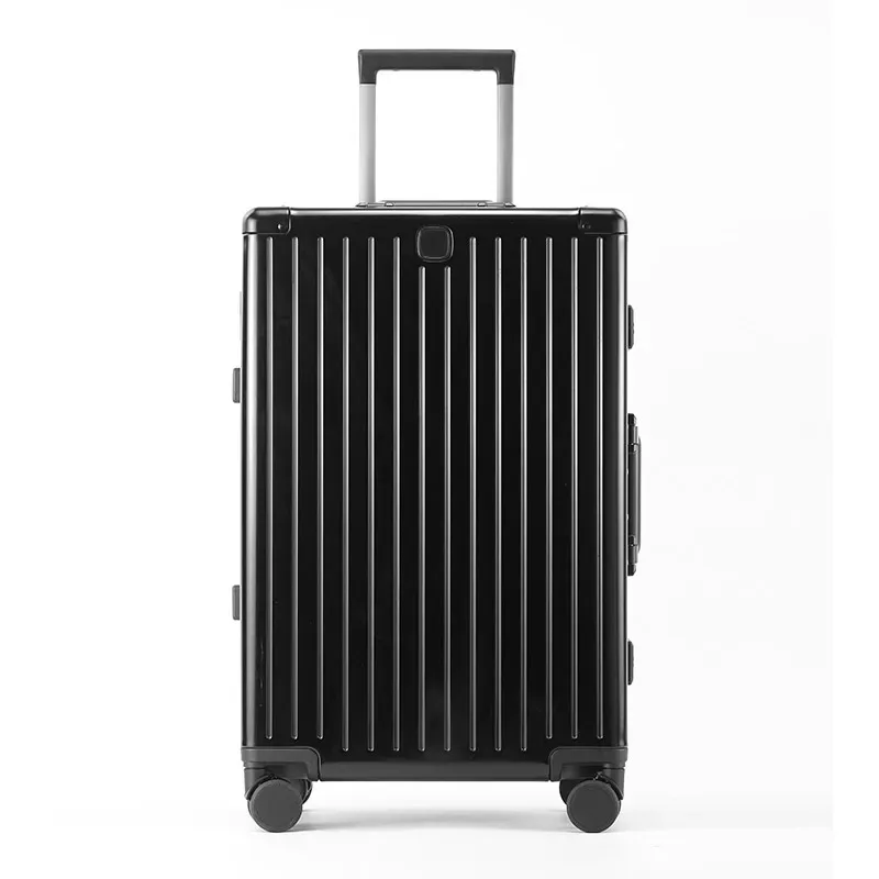 sushimu 100% valise de voyage en alliage d'aluminium-magnésium bagage roulant 20/24/28 pouces chariot bagages valise de cabine à main