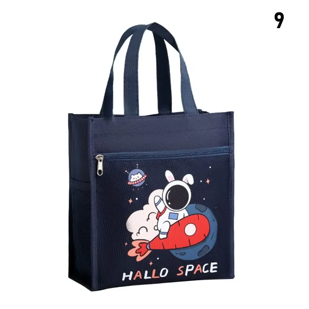 1 pièces organisateur de petit déjeuner sac thermique isolé sac de rangement sac à déjeuner mignon pique-nique voyage dessin animé refroidisseur boîte chaude enfant étudiant