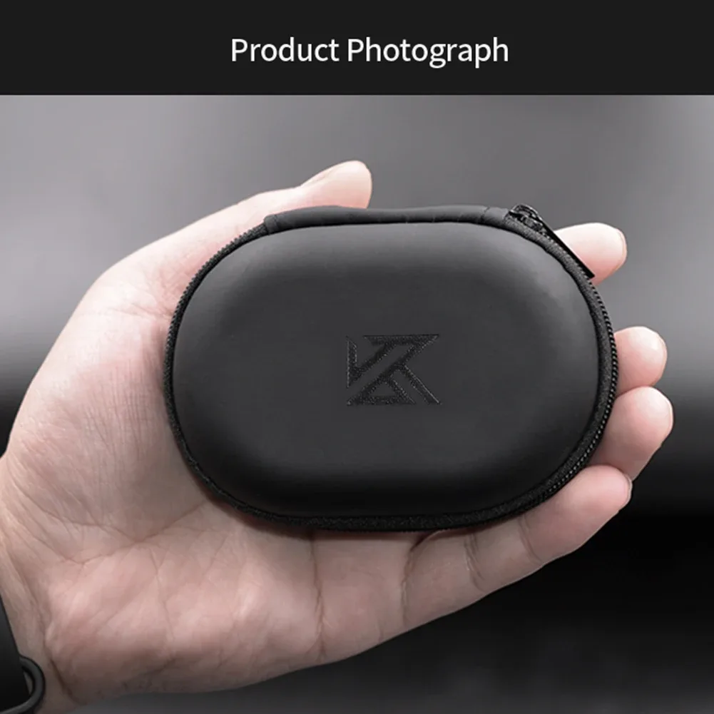 étui pour écouteurs filaires kz ba10 as10 es4, boîte de rangement en pu, sac de rangement portable pour kz ba10 as10 es4, 1 à 10 pièces