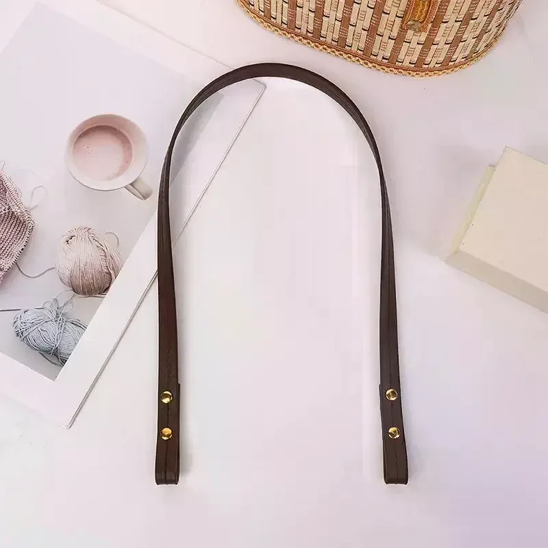 poignées sac cuir pu amovibles boutons dorés sacs main bandoulières usage quotidien changer facilement