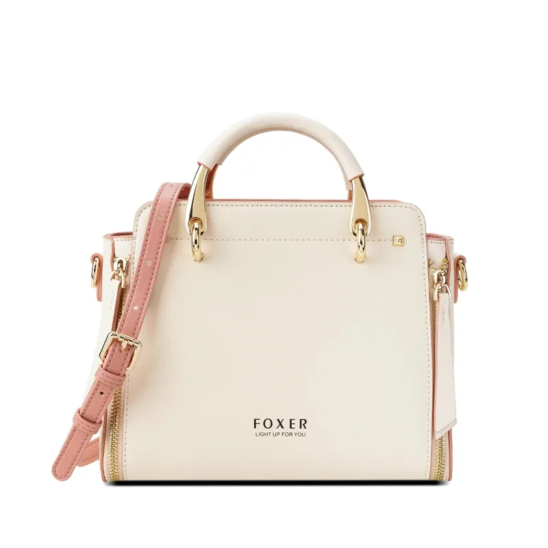 sac à bandoulière en cuir croûte foxer pour femme, sac à main élégant, nouveau sac fourre-tout grand format pour femme 2026, sac à bandoulière de luxe
