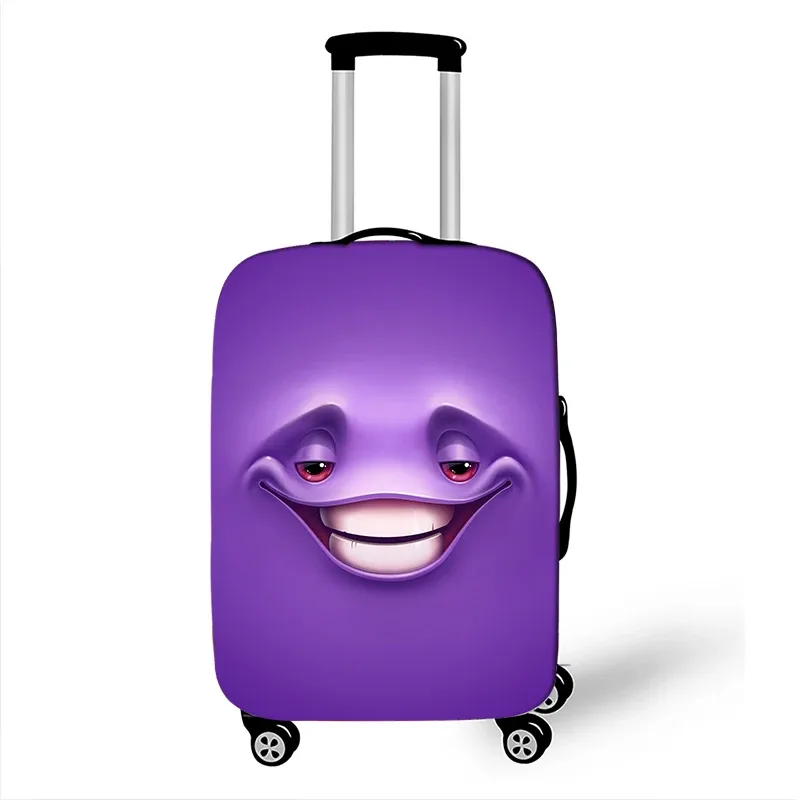 juste de bagage élastique pour voyage, housse anti-poussière, housse de protection, étui à bagages, housse de valise, expression amusante, 18-32