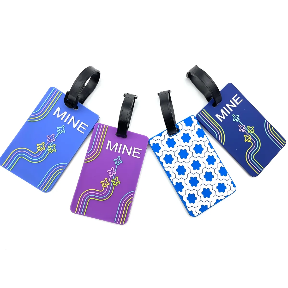 étiquette de bagage d'avion créative, accessoires de voyage mignons, étiquette de bagage, porte-adresse d'identité de valise en gel de pton, étiquette d'embarquement, 1pc