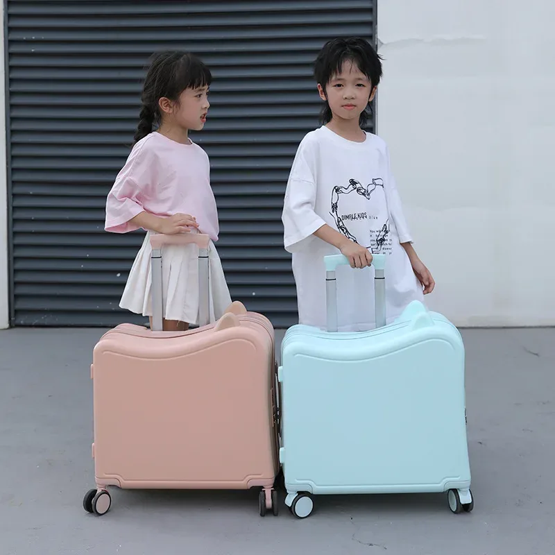 valise de voyage légère à roulettes pour enfant, poinvalise à roulettes silays euses, dessin animé