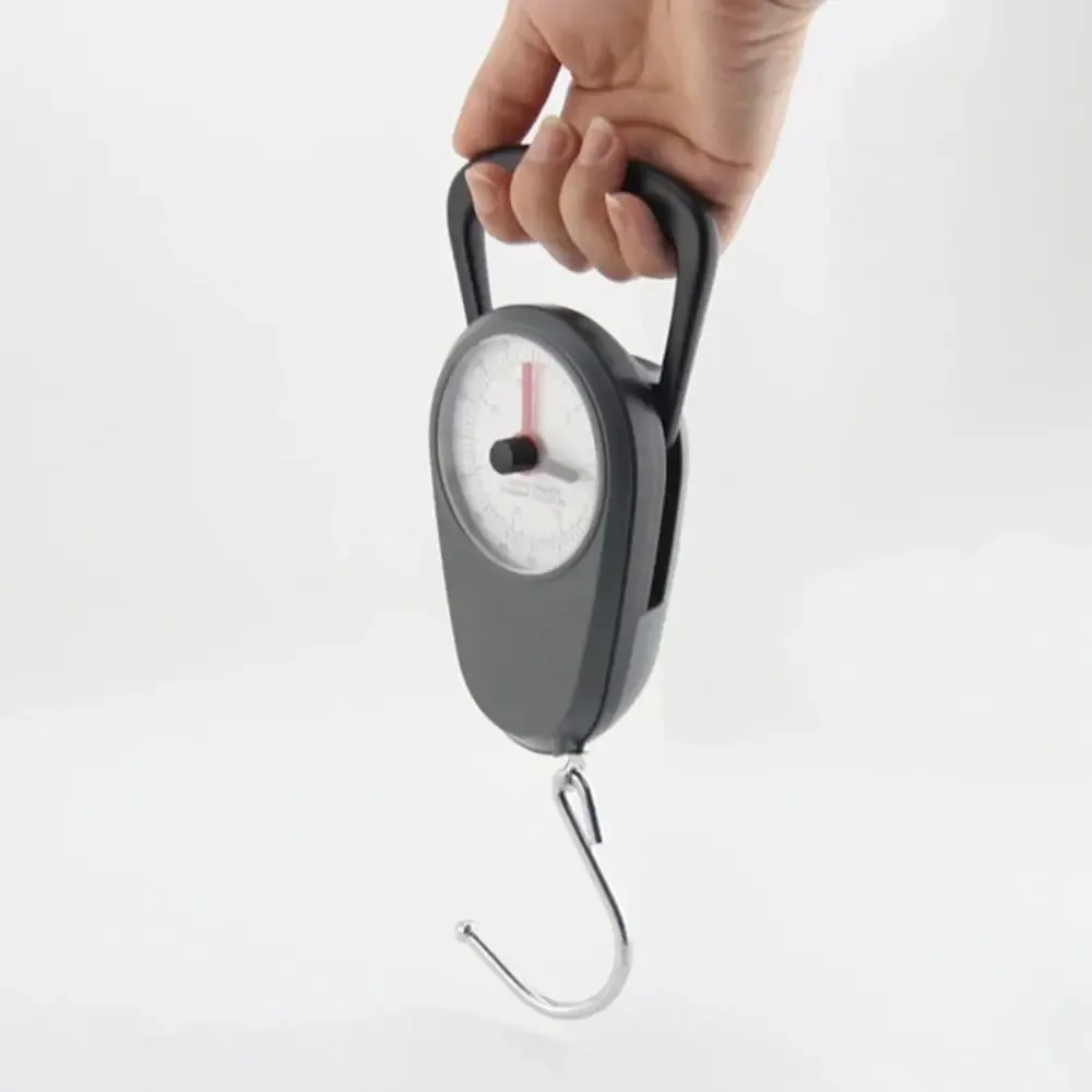 Balance Électronique ABS Cordelette Gratuée Métallique Vert Haute Précision Mesure Bagages Voyage Étudiant Polyvalente Compacte Transportabl