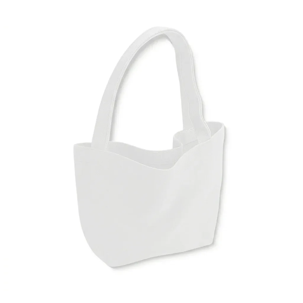 sac fourre-tout coréen en toile, couleur unie simple, sacs de shopping tendance, petits sacs pour le quotidien, sac à main pliable décontracté